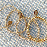 Gold Filled beaded “Tilly” Bracelet 2mm/3mm/4mm/6mm